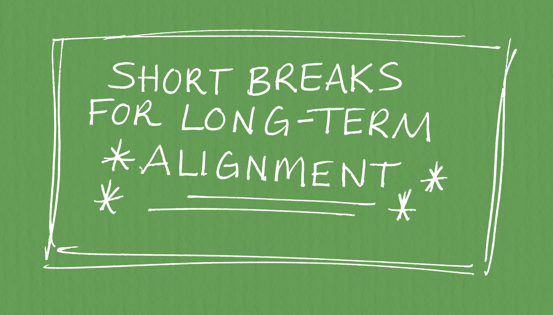 PARTICIPATE BREAKERS - SHORT BREAKS FOR LONG-TERM ALIGNMENT