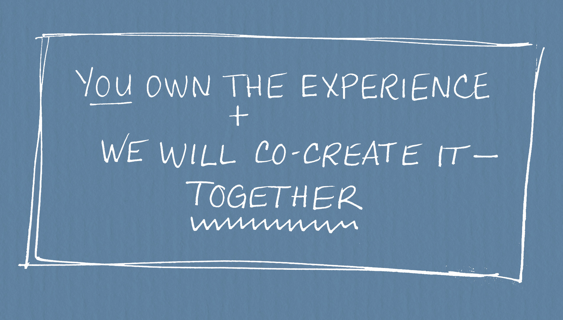 IMPACT LABS - YOU OWN THE EXPERIENCE + WE WILL CO-CREATE IT TOGETHER